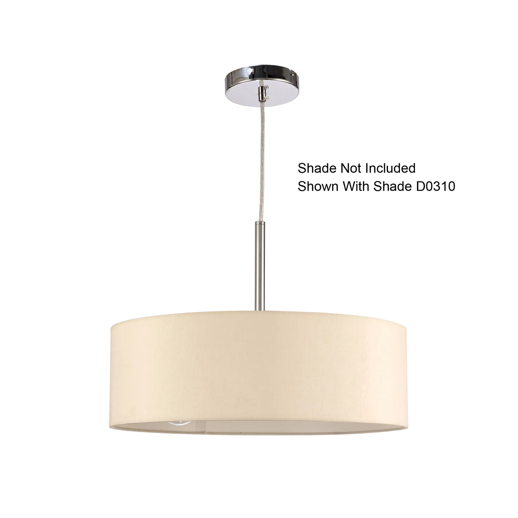 Baymont Pendant 3 Light Polished Chrome D0339  Deco Baymont PC
